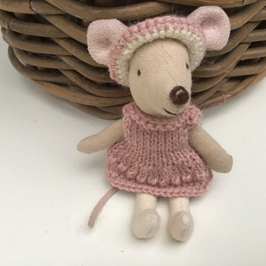 Maileg mouse clothes/little sister Oudroze