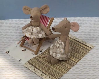 Conjunto de playa para ratón Maileg (ratones no incluidos)