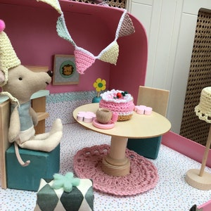 Geburtstagsparty-Set für Maileg-Maus und Puppenhaus-Hülle Bild 5