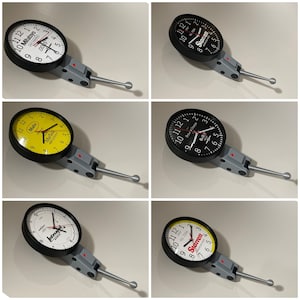 8 Inch Dial Test Indicator Wall Clock, Great Gift for Machinist / Engineer / CNC Manufacturing or Quality Tech Customization Available image 3