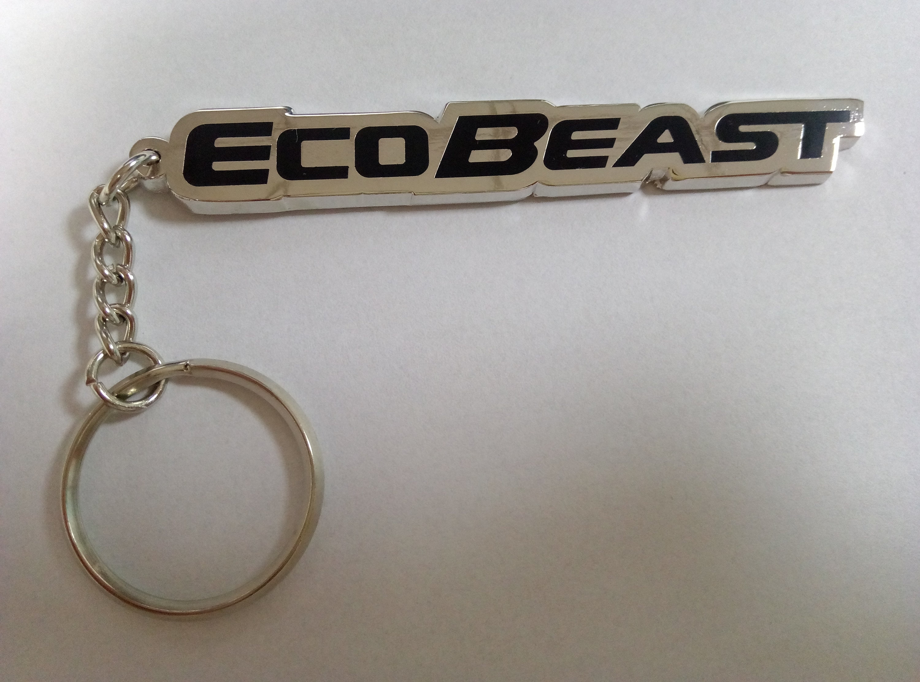 Ecobeast Ford Ecoboost Keychain, ST, Mustang, F-150, SHO, Focus ST ...