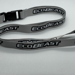 EcoBeast Ford Ecoboost Lanyard, Mustang, Focus, F-150, ST, Raptor Free Shipping!