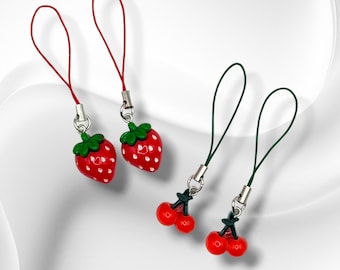 Cherry/Strawberry Phone Charm