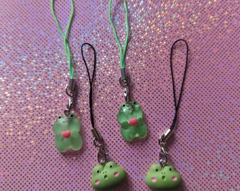 Frog Phone Charm