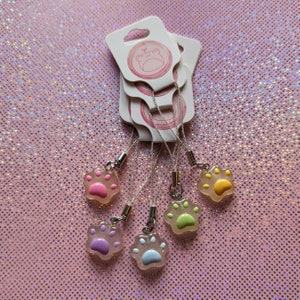 Paw Print Phone Charm