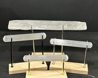 Selenite Satin Spar Bracelet Stands