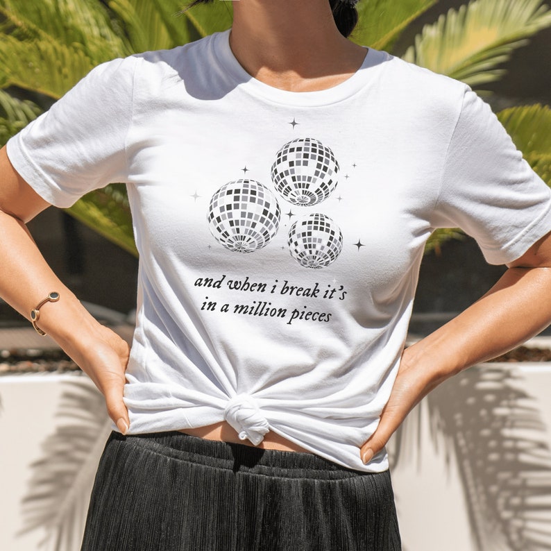 Taylor Swift Shirt Mirrorball Tee Folklore Tshirt Swiftie Etsy