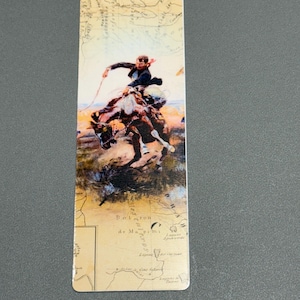 Cowboy Bookmark Set • Vintage Map, Ranch Art, Western Reader Gift - Etsy