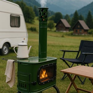 Portable Green Wood Stove: Camping, Cabin, and Tent Heater
