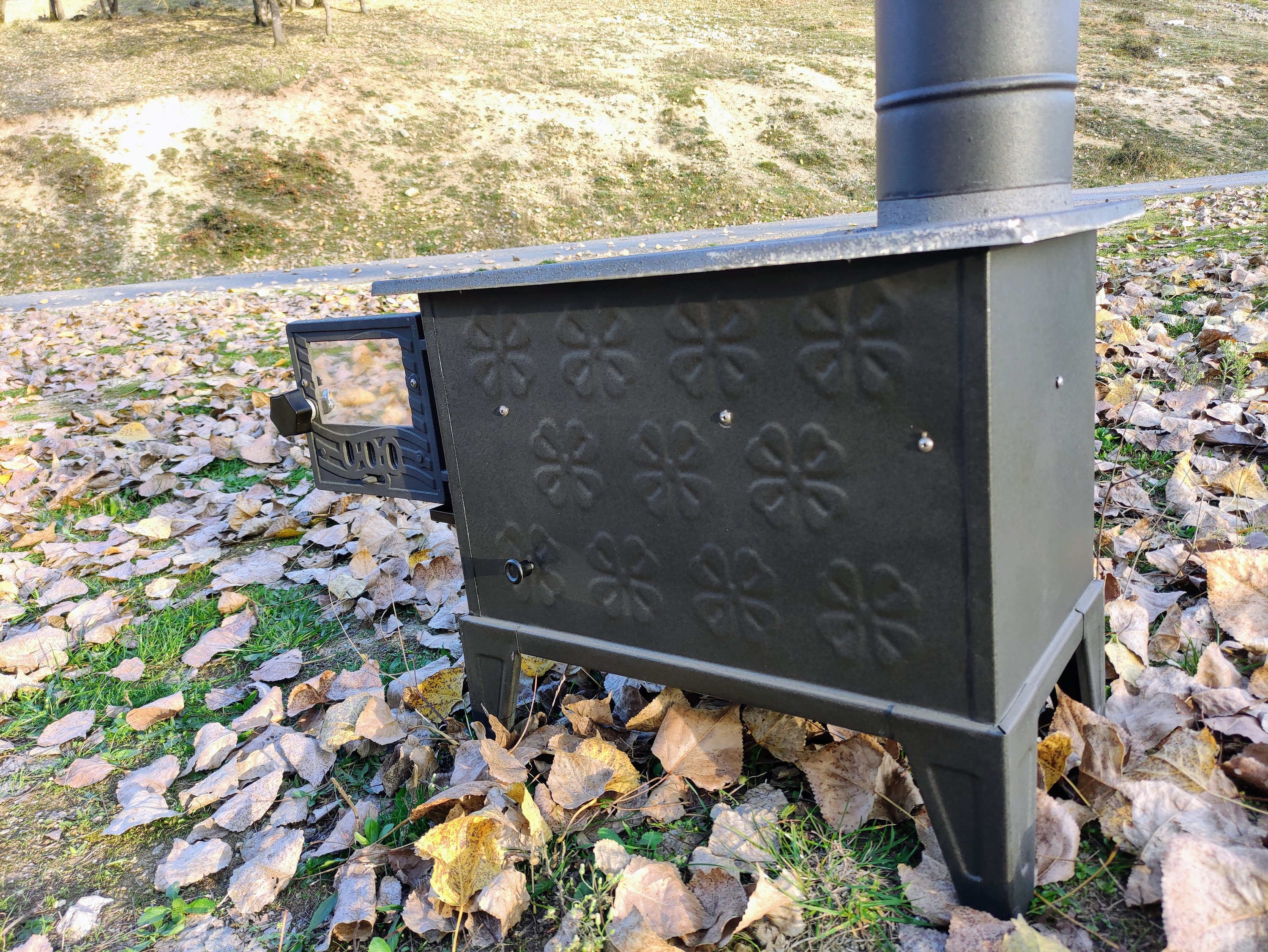 Caravan Stove, Wood Stove, Camping Stove, Cast Iron Stove, Mountain Hut