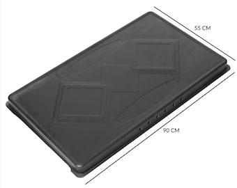 Protector de suelo para estufa de leña resistente al calor: almohadilla para el hogar de la chimenea