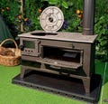 Cast Iron Wood Burning Stove with Oven: Outdoor Cooking & Heating