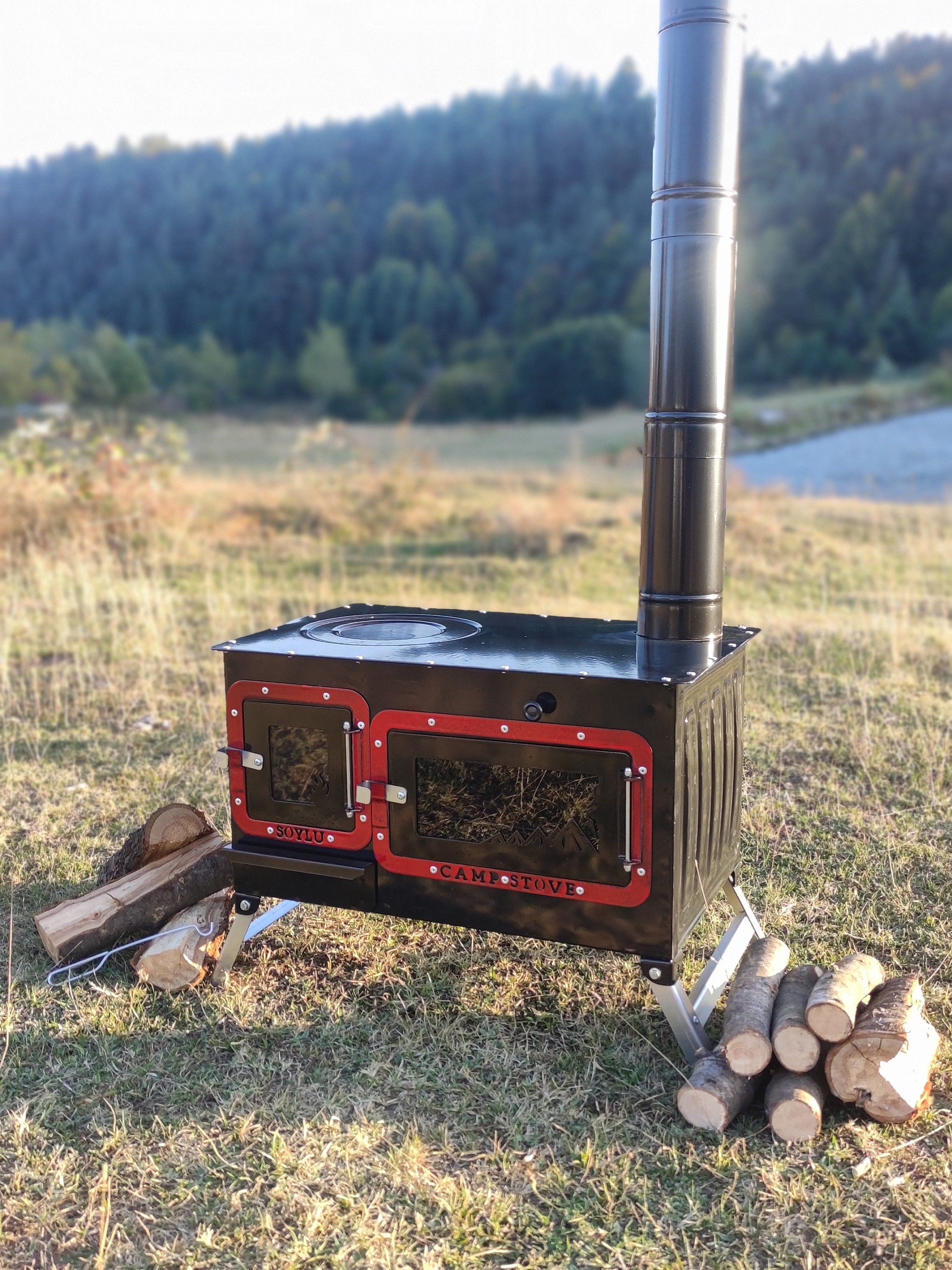 3w folding wood clearance stove