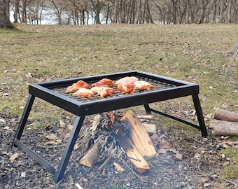 Coleman Bbq With Foldable Legs 304 Stainless Steel Grill Grate For Gas Stove Ultralight Campfire Stand Portable For Backpacking Camping Hiking Picnic Traveling Fishing - Sports & Outdoors - Canada Camping Toaster Rack