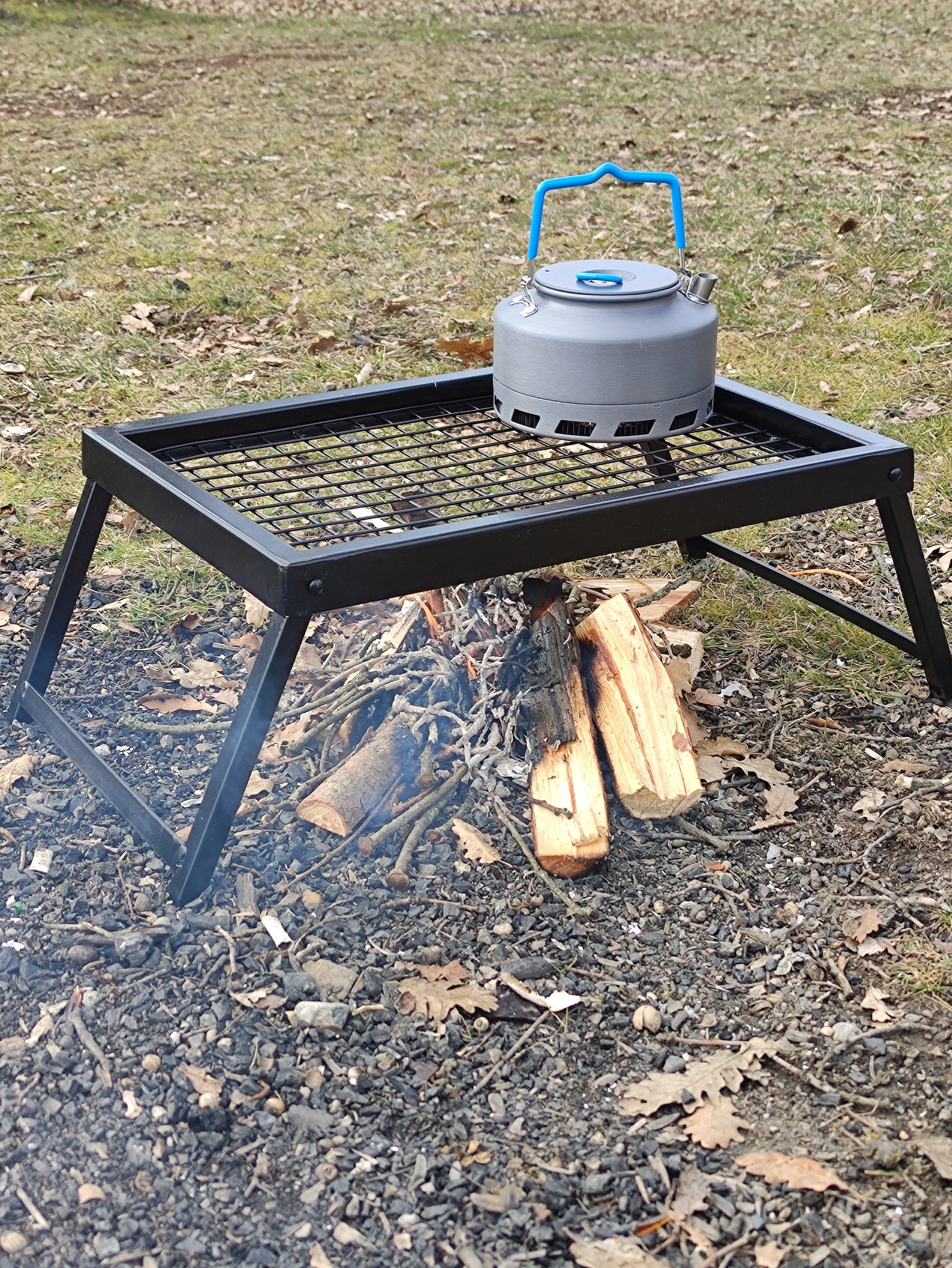 Metal Campfire Cooking Grill, Camping, Folding, Campfire, Fire Pit