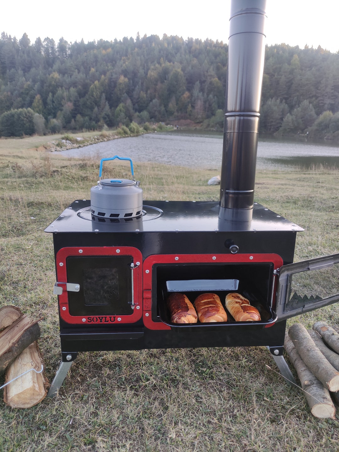 Wood Stove With Oven, Wood Stove, Boat Stove, Camping Stove, Caravan