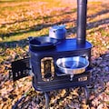 Portable Wood Stove Set: Handmade Tiny House Heater, Caravan Camping Stove Kit