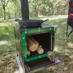 portable wood stove,camping wood stove,outdoor heater,tiny house stove,winter camping stove,all-season heater”.