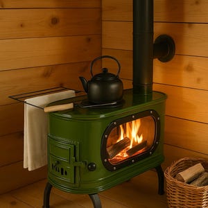 Portable Green Wood Stove: Camping, Cabin, and Tent Heater