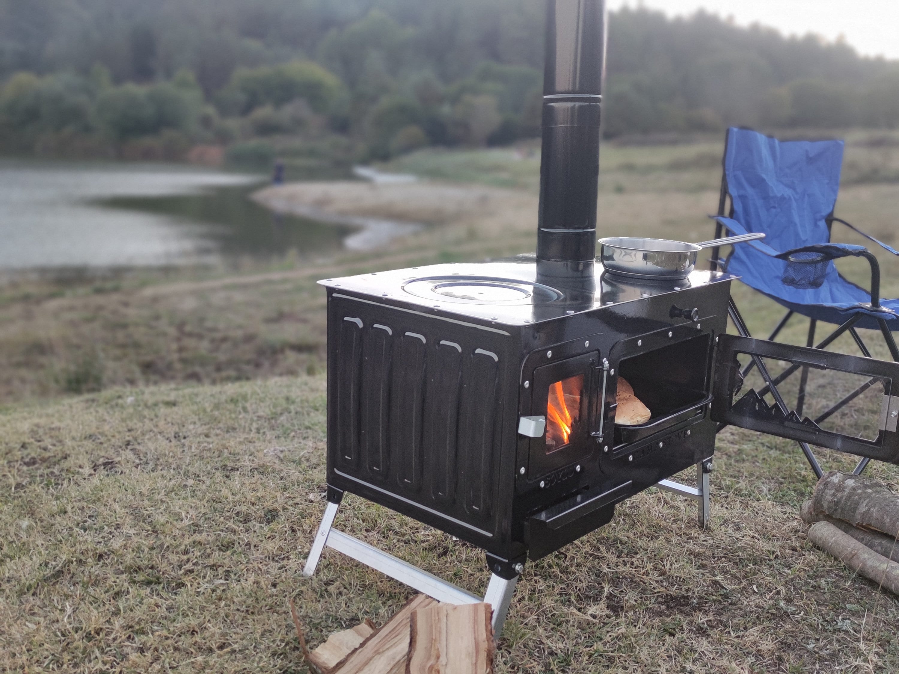 Stufa A Razzo StarBlue Per Campeggio - Portatile A Legna Con Borsa Trasporto - Foto 9
