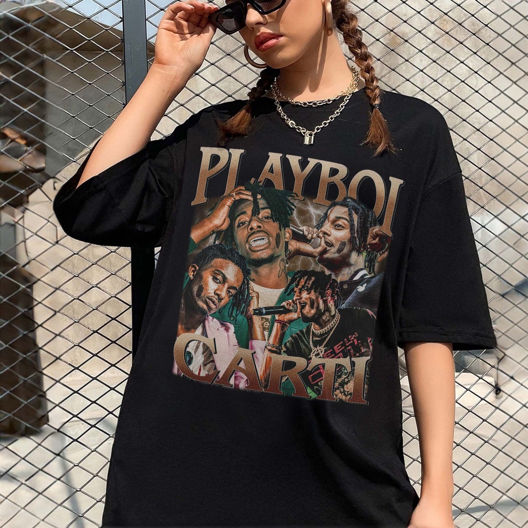 Retro Playboi Carti Shirt Rapper Hiphop Playboi Carti - Etsy