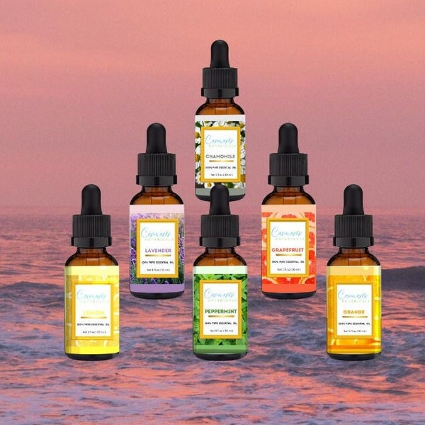 100% Pure Organic Essential Oils, Aromatherapy oil - 1 oz (30ml)