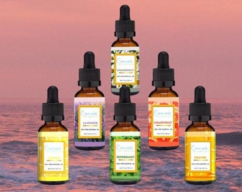 100% Pure Organic Essential Oils, Aromatherapy oil - 1 oz (30ml)