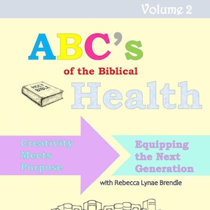 Libro da colorare per bambini cristiani - ABC della salute biblica