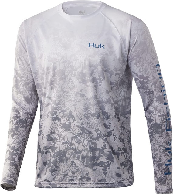 Huk Men's Pursuit Long Sleeve Sun Protecting Fishing Shirt