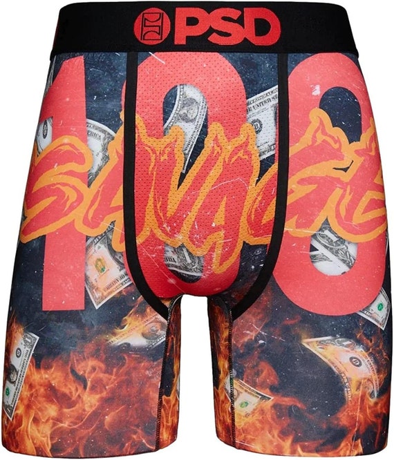 PSD Men's Multicolor Money Strike Boxer Briefs Underwear