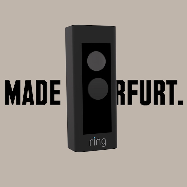 Bouton Ring Doorbell Pro | Bouton de sonnette en fibre de carbone et nylon