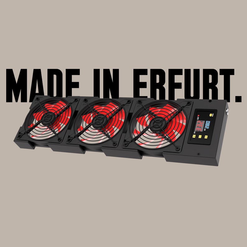 120 mm Inverter Cooling | Inverter Ventilation | Flat | Inverter Cooler | Temperature Controlled |