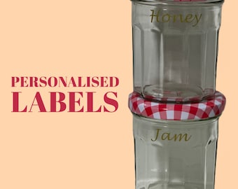 Personalised labels