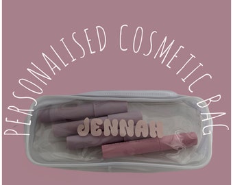 Personalised cosmetic bag