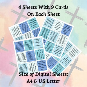30 Strength Themed Bible Verses, With 6 Prayer Cards Included 30 ...