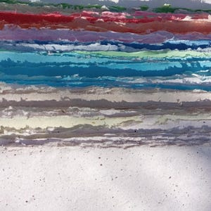 Carta per inviti in misto cotone/fibra con bordo frastagliato fatto a mano, 12 x 17 cm