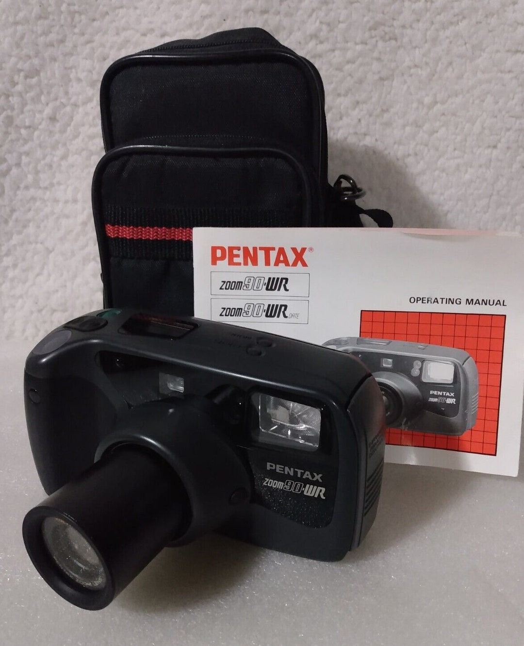 Pentax Zoom 90-WR 35mm Point Shoot Weather Resistance Camera and
