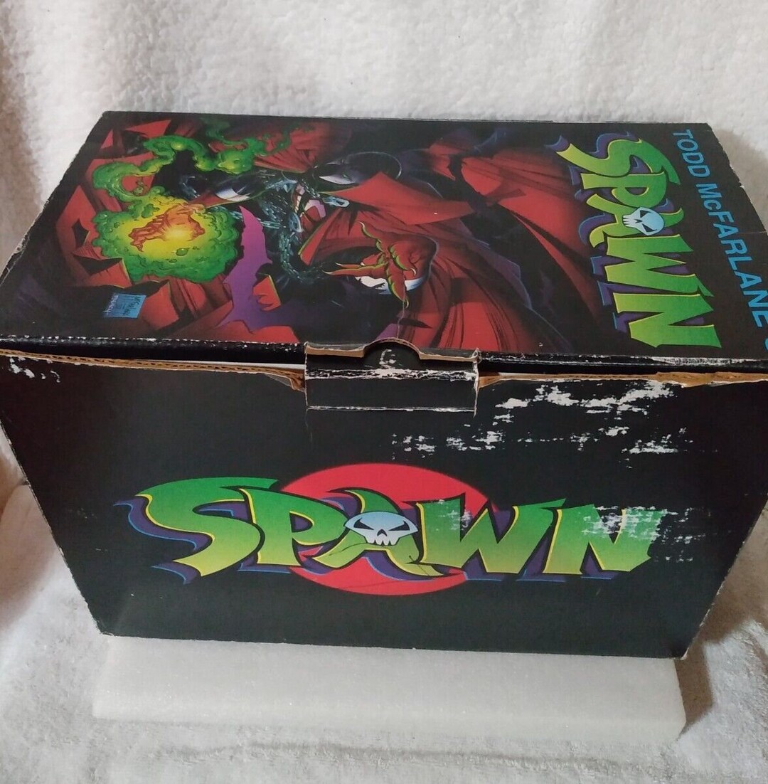 Vintage Todd Mcfarlane's Spawn Collectors Box 1992 Used Empty Comic ...