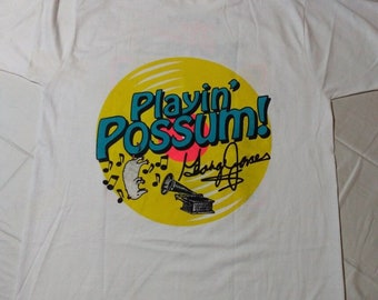 George Jones Playin Possum Concert T-Shirt Single Stitch 1993 L USA