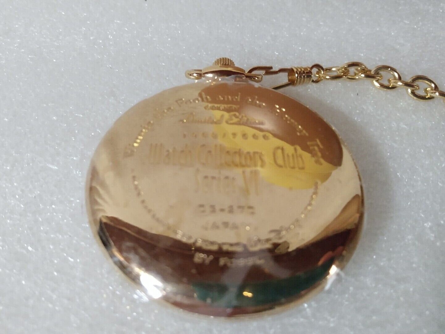Winnie the Pooh and the Honey Tree Pocket Watch in Honey Pot