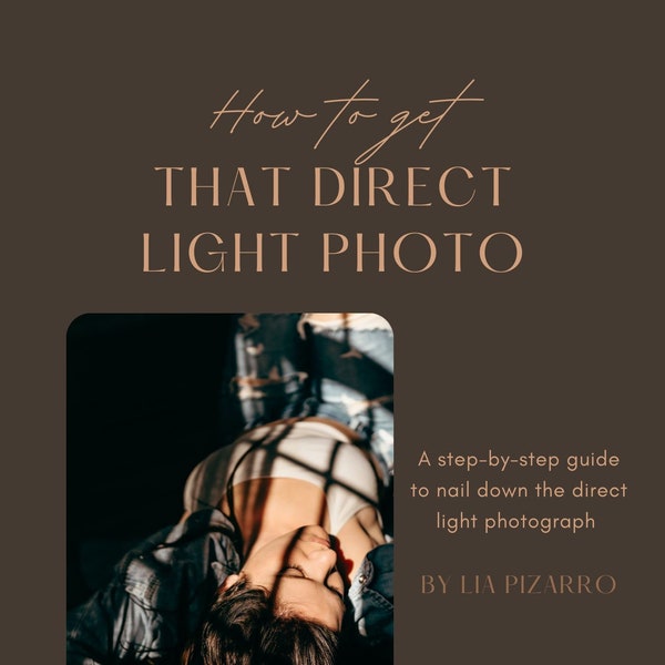 Comment prendre une photo avec la lumière directe