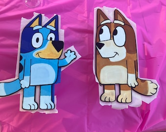 Customized Bluey and Bingo Set
