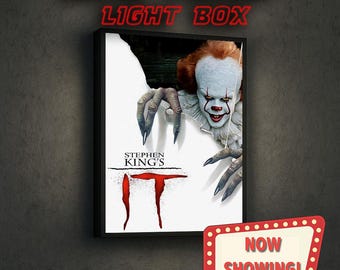 Caja de luz para póster de película personalizado, letrero LED de pared personalizado, decoración de cine en casa, luz para sala de cine, regalo para cinéfilos, regalo de Navidad