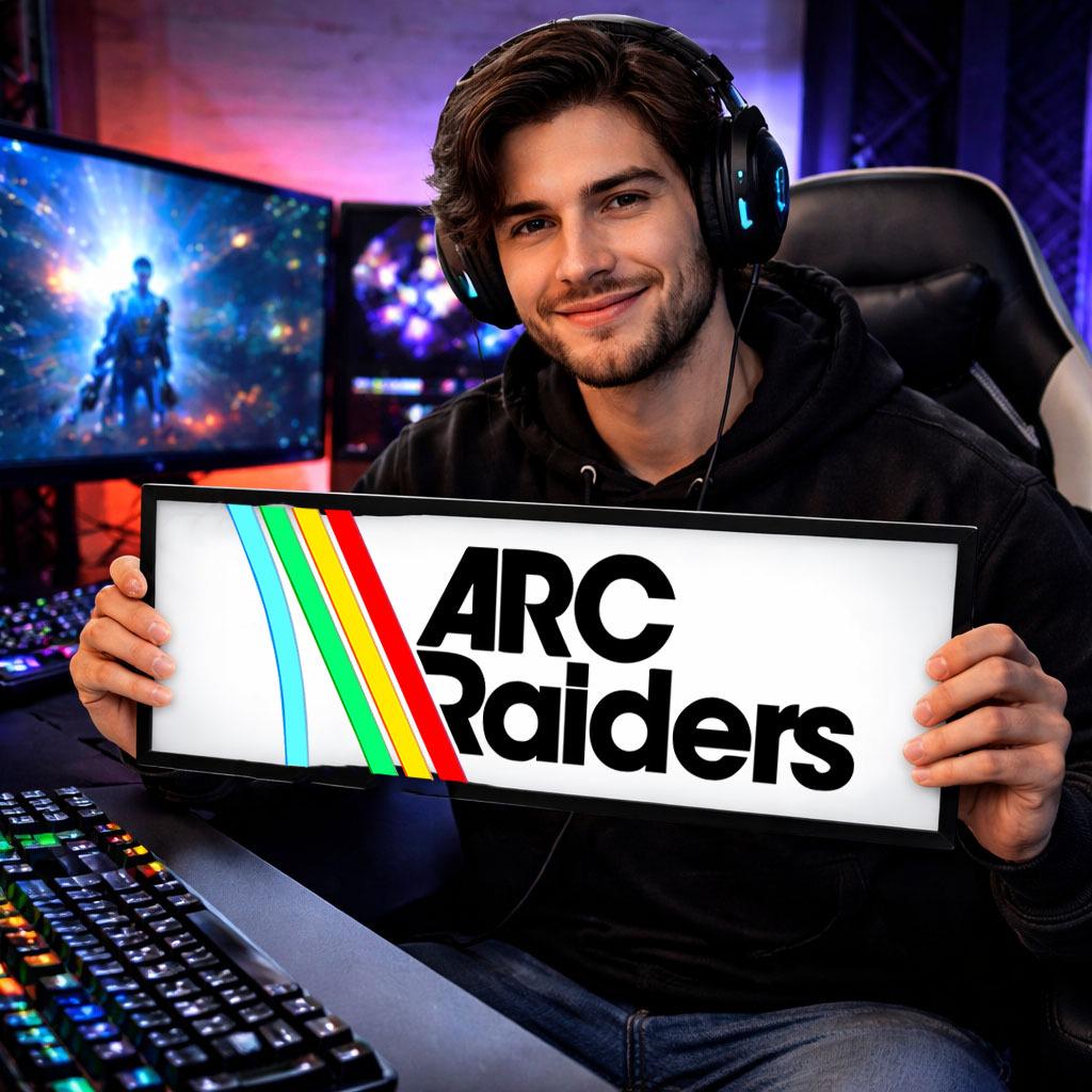 Raider Light Custom ARC Raiders Inspired LED Light Box | Gamer Room Desk Decor | Sci ...