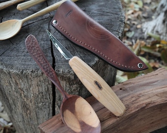 Couteau à découper avec manche octogonal, Outils de sculpture, Couteau forgé à la main, Outils faits main