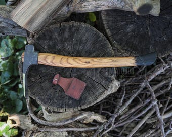 Hand Forged Medium Adze, Angular Blade, 52100 Steel Woodworking Tool, Woodworking Adze, Carving Tools