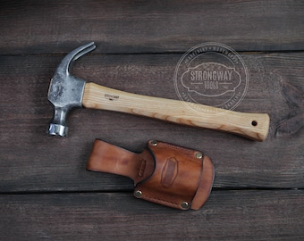 Vintage Klauenhammer, Vintage Werkzeuge, Holzgriff Handwerkerhammer