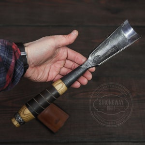 Cincel redondo para estructura de madera mediano, cincel de madera redonda, gubias para estructura de madera, cincel de carpintero