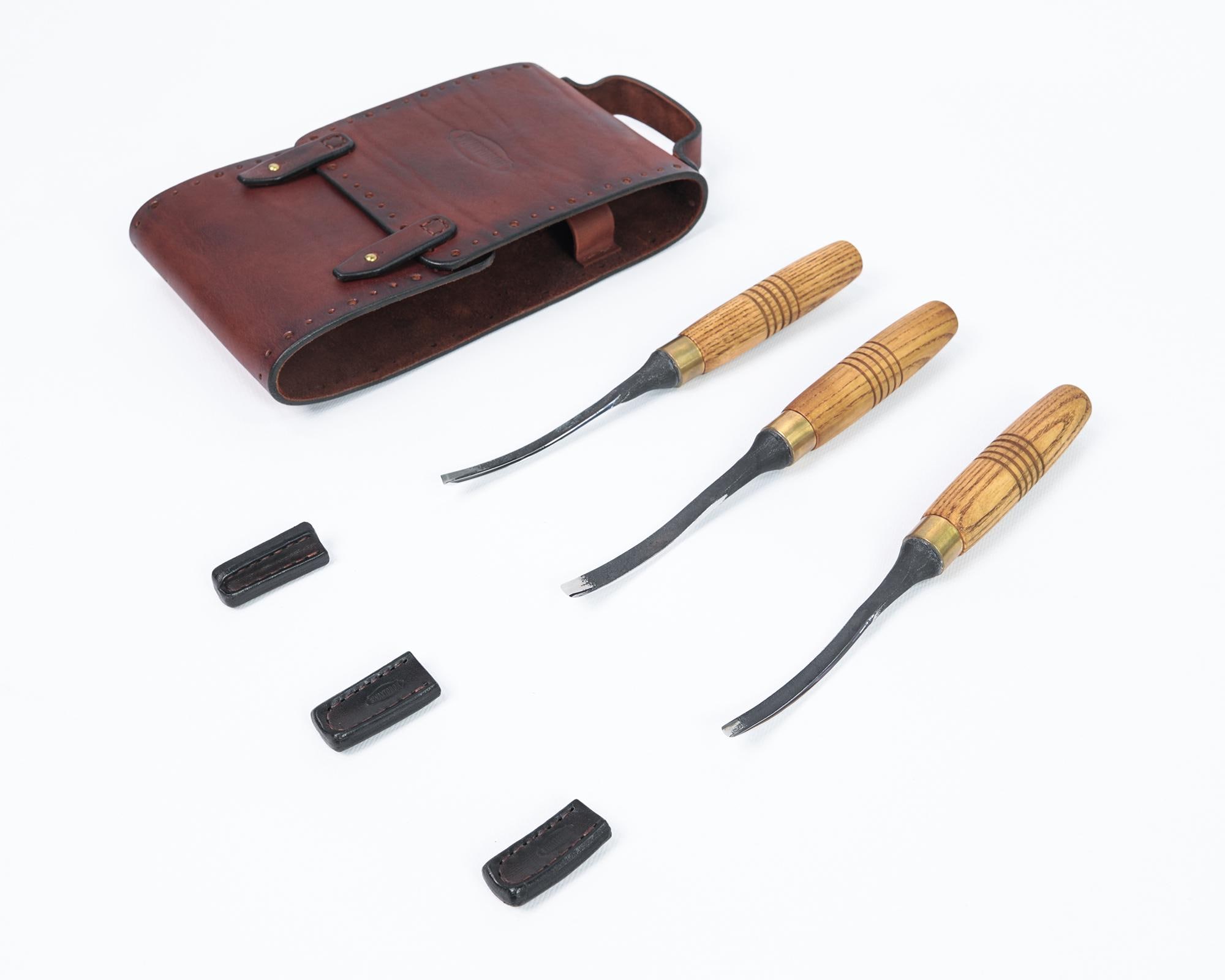 Hand-forged Set of 3 Wood Carving Gouge for Wood Project, Razor Sharp ...
