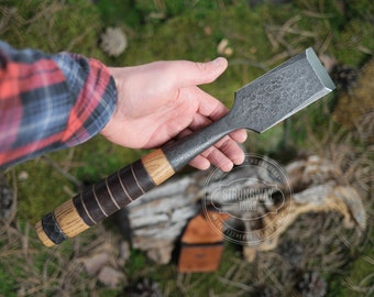 Hand Forged Chisel Set 9pcs. Bushcraft Tools. Woodworking Tools